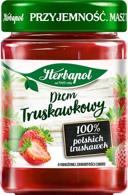 Herbapol Erdbeermarmelade niedrigen Zucker