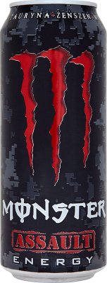 Monster Assault carbonated energy drink