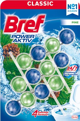 Bref Power Aktiv zawieszka do WC 4 Function formula Mega Pack Pine Freshness