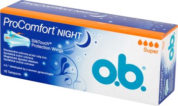 OB Procomfort Night tampony Super