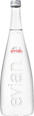 Evian natural still mineral water