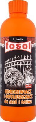 Fosol antirouille et dégraissant pour l'acier et la fonte