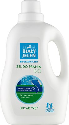 Biały jeleń Hipoalergiczny żel do prania Biel