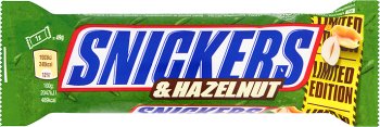 Snickers bar con avellanas edición limitada
