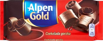 Alpen Gold горького шоколада 90 г