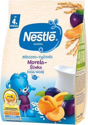 Nestle Kaszka mleczno-ryżowa Śliwka-Morela