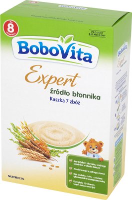 BoboVita Expert źródło błonnika Kaszka 7 zbóż po 8 miesiącu 230 g