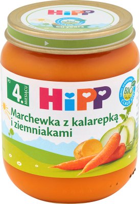 HiPP Bio Marchewka z kalarepką i ziemniakami