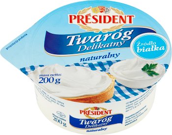 Presidente delicado cuajada natural de 200 g