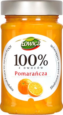 100 % de naranja mermelada de frutas