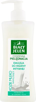 Biały Jeleń Emulsión hidratante de higiene íntima con leche de cabra 