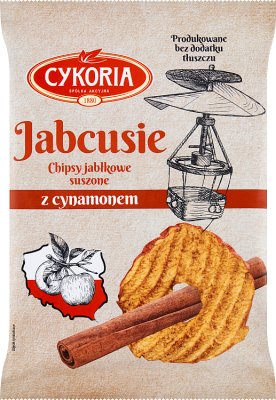 Cykoria Jabcusie chipsy jabłkowe z cynamonem