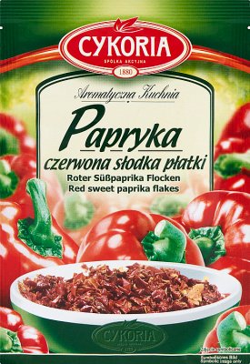 Cykoria Papryka czerwona słodka płatki