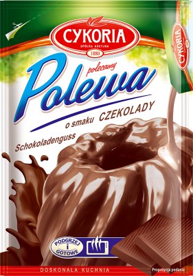 la formación de hielo con sabor chocoloate