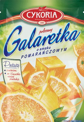 Cykoria Galaretka  o smaku pomarańczowym