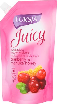 Luksja Fresh Juicy żurawina i miód zapas mydła w płynie