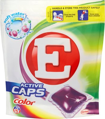 E Active Caps Color kapsułki do prania tkanin kolorowych
