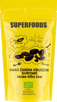 Bio Planet Superfoods Kakao ziarna kruszone surowe BIO