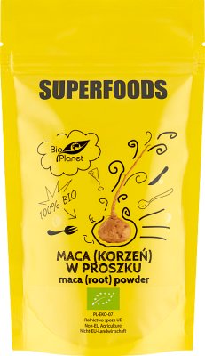 Bio Planet Superfoods Maca (korzeń) w proszku BIO