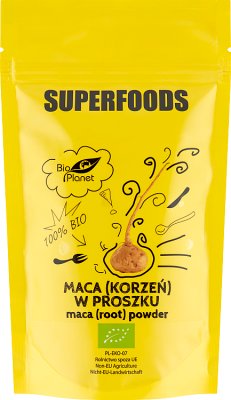 Мака (корень) Bio Planet Superfoods в БИО порошке