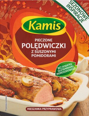 Kamis mieszanka przypraw pieczone polędwiczki z suszonymi pomidorami