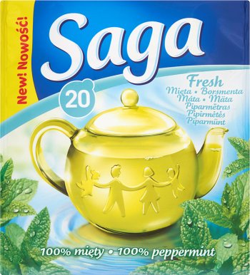 Saga mint tea
