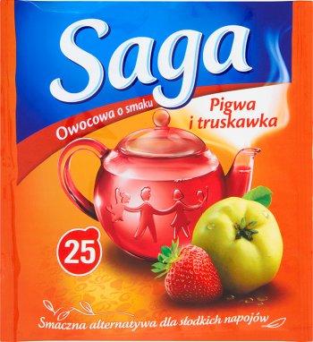 Saga Quitten Obst Tee und Erdbeere