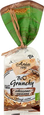 Bio Ania Grunchy orkiszowo 5 céréales d'avoine avec des grains entiers BIO