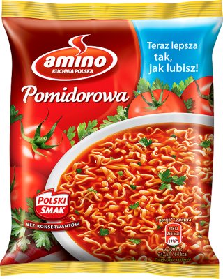 amino sopa de tomate instantánea
