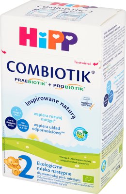 HiPP 2 BIO COMBIOTIK Ekologiczne mleko następne dla niemowląt