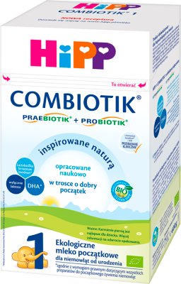 HiPP 1 BIO COMBIOTIK Ekologiczne mleko początkowe dla niemowląt