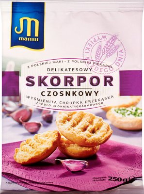 Mamut Skorpor grzanki czosnkowe