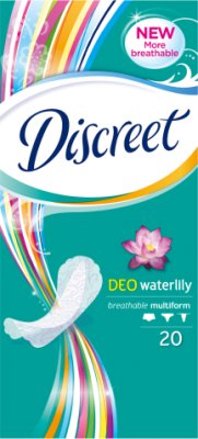Discreet deo panty waterlily