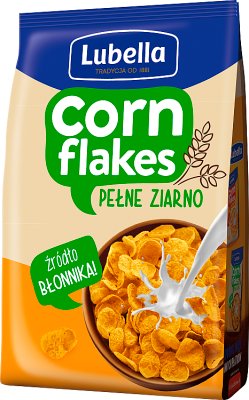 Lubella Corn Flakes Pełnoziarniste Płatki kukurydziane