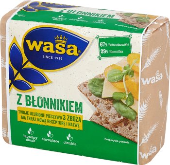 Wasa crispbread with fiber