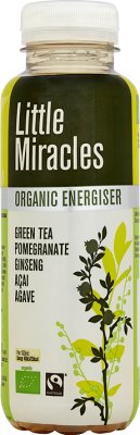 Little Miracles napój energetyczny BIO o smaku zielonej herbaty, żeńszenia, granatu, acai
