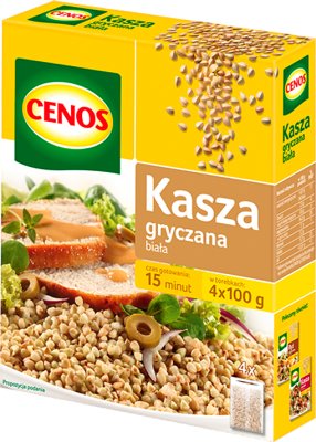 Cenos kasza gryczana biała 4x100g