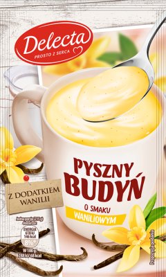 Delecta szybki budyń smak waniliowy z dodatkiem wanilii