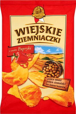 chips de patata patatas rural con sabor a pimentón