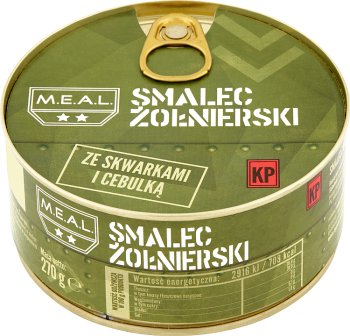 M.E.A.L Smalec żołnierski ze skwarkami i cebulką