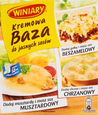 Winiary Kremowa baza do jasnych sosów 24 g
