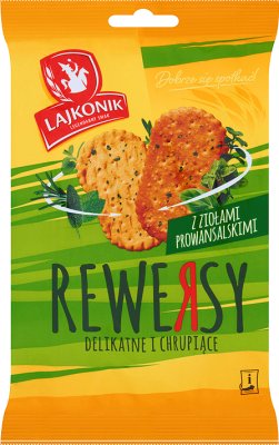 Lajkonik reverser crackers with herbs de Provence