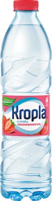 Kropla woda o smaku truskawkowym