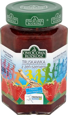Owocowa rozkosz truskawka z żeń-szeniem