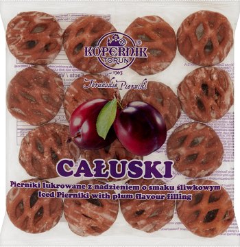 Copernicus Torun Lebkuchen-Küsse mit Pflaume gestopft