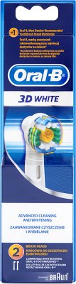 Oral-B 3D White końcówki do szczoteczki elektrycznej zaawansowane czyszczenie i wybielanie