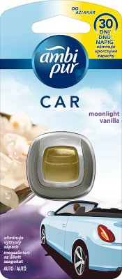 Ambi Pur Car samochodowy odświeżacz powietrza Moonlight vanilla