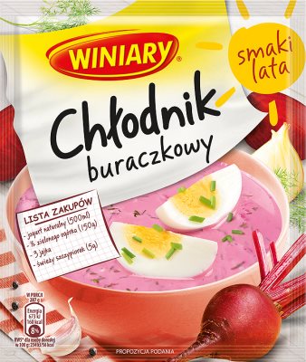 soupe froide Winiary aromatisé à la betterave 48 g