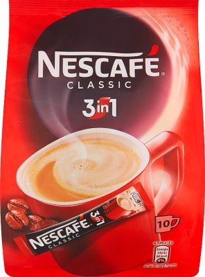 Nescafé café soluble 3en1 clásica bebida 180 g de 10 sobres
