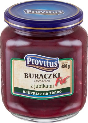 Provitus buraczki z jabłkiem zasmażane